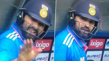 Rohit Sharma Stops Cameraman from Filming him During Rain Break in IND vs PAK Asia Cup 2023 Match, Video Goes Viral