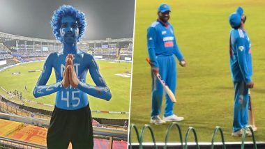 Rohit Sharma Asks his Superfan Deepak Patel to Wave Indian Flag, Gives Thumbs Up to him During India vs Pakistan Asia Cup 2023 Match; Video Emerges