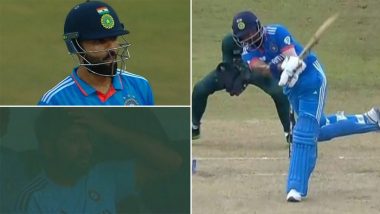 AWE-some ! Virat Kohli and Rohit Sharma's Reaction to KL Rahul's Six Off Shadab Khan During IND vs PAK Asia Cup 2023 Super Four Match Goes Viral (Watch Video)