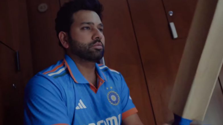 New Team India Jersey with Tricolour Stripes for ICC World Cup 2023 Launched: Adidas Unveils Indian Cricket Team's Kit for Upcoming CWC in '3 Ka Dream' Campaign