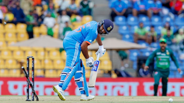 Rohit Sharma Dismissal Video: Watch Shaheen Afridi Castle Indian Captain During India vs Pakistan Asia Cup 2023 Match