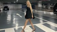 BLACKPINK&rsquo;s Ros&eacute; Strikes a Pose in Parking Lot, K-Pop Idol Shares Stunning Pics in Sleeveless Black Mini Dress