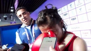 Roshibina Devi Naorem Breaks Down While Talking About Situation in Manipur After Winning Silver Medal in Women’s 60kg Wushu Event at Asian Games 2023