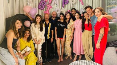 Saba Azad Joins Hrithik Roshan and Family for His Niece's Birthday Celebration (View Pics)