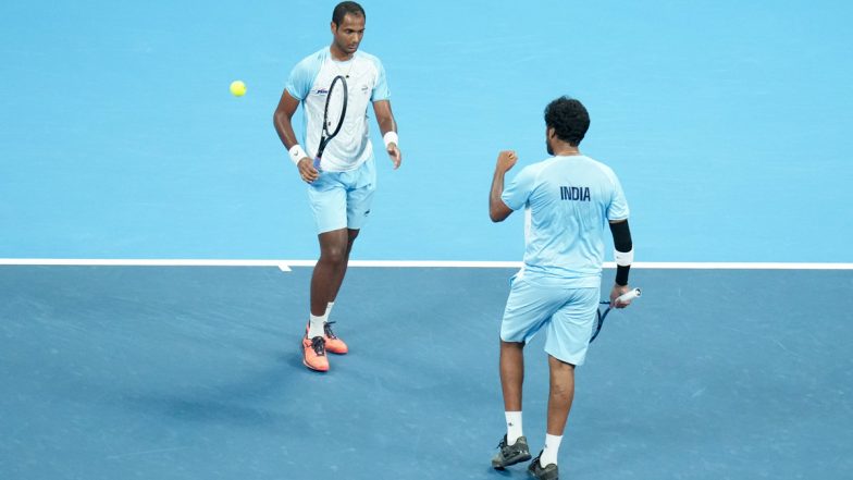 Saketh Myneni & Ramkumar Ramanathan vs Jason Jung & Hsu Yu-Hsiou, Asian Games 2023 Tennis Match Live Streaming Online: Know TV Channel & Telecast Details for Men’s Doubles Final Clash in Hangzhou