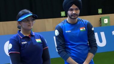 Sarabjot Singh, Divya Thadigol Subbaraju Win Silver Medal in 10m Air Pistol Mixed Team Event at Asian Games 2023
