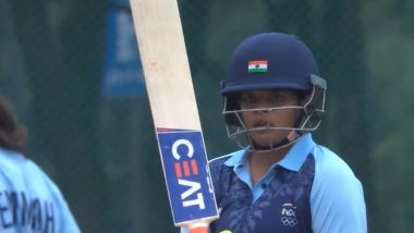 Shafali Verma Becomes First Indian Cricketer To Score a Half-Century in Asian Games History, Achieves Feat During Quarterfinal Match Against Malaysia in Hangzhou