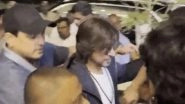 Jawan Star Shah Rukh Khan Arrives in Tirupati to Seek Blessings Ahead of His Action-Thriller&rsquo;s Release (Watch Video)