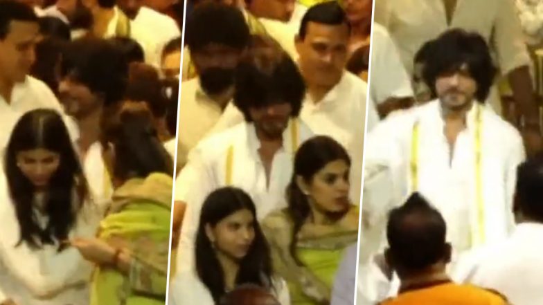 Ahead of Jawan’s Release, Shah Rukh Khan, Suhana Khan, Nayanthara Offer Prayers at Tirupati’s Sri Venkateswara Swami Temple (Watch Video)