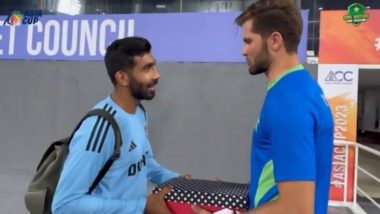 Shaheen Shah Afridi Wishes for a ‘New Jasprit Bumrah’ After Gifting Heartwarming Present to Indian Pacer’s Newborn Son in Rain-Hit IND vs PAK Asia Cup 2023