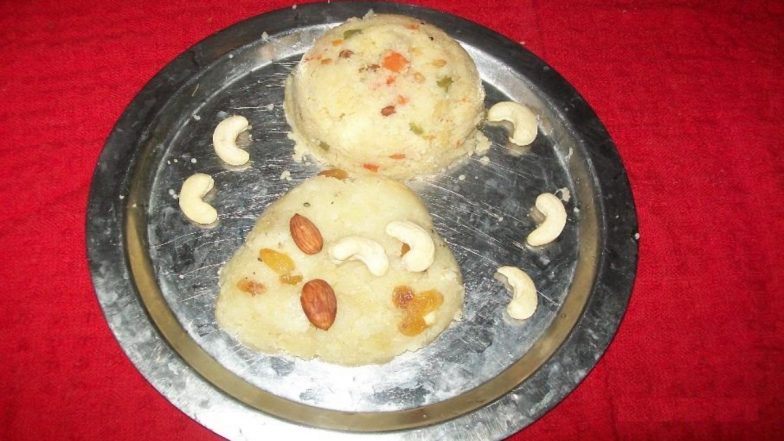 Sheera Ingredients and Recipe for Ganeshotsav 2023: How To Make Suji Halwa To Offer As Prasad on Ganesh Utsav (Watch Video)