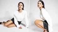 Shehnaaz Gill in Pearl Beaded White Top and Black Skirt Is The Perfect Balance of Sass and Style (View Pics)