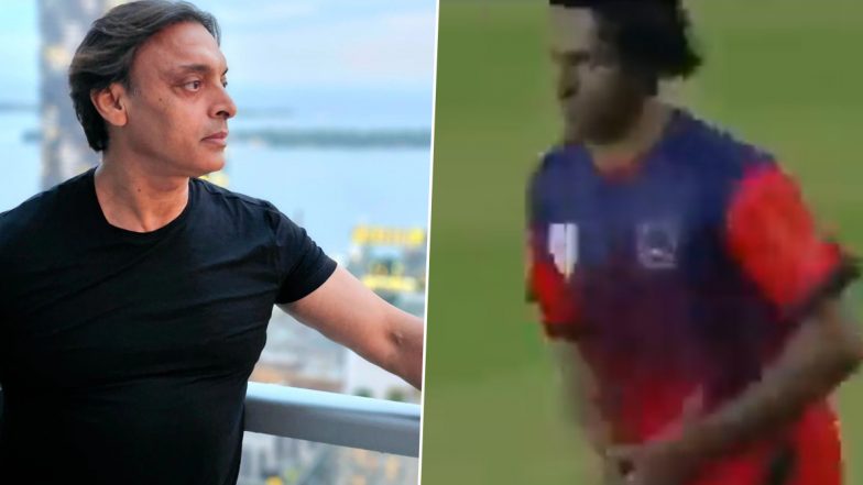 Shoaib Akhtar’s Lookalike Spotted! Video of Oman’s Muhammad Imran Aka Shoaib Junior, Whose Looks As Well as Bowling Action Is Eerily Similar to Ex-Pakistan Pacer, Goes Viral