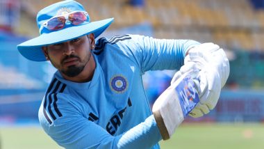 Shreyas Iyer Resumes Batting in Training Session Ahead of India vs Bangladesh Asia Cup 2023 Super Four Match