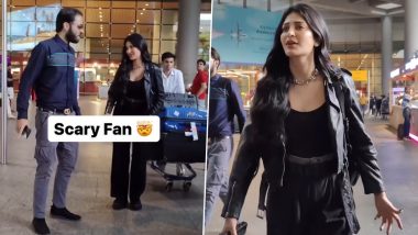 Video of Shruti Haasan Being Followed by a Man at the Airport Goes Viral – WATCH