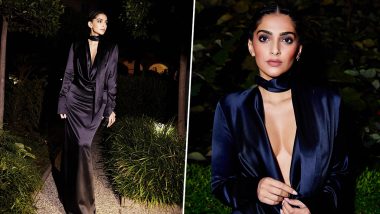 Sonam Kapoor at Milan Fashion Week 2023! Actress Exudes Boss Lady Vibes in Sexy Dress With Plunging Neckline (View Pics)