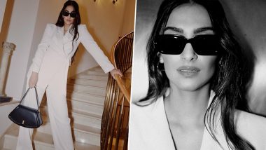 Sonam Kapoor Makes Bold Fashion Statement in All-White Pantsuit Look (View Pics)