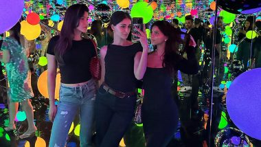 Suhana Khan, Ananya Panday and Shanaya Kapoor Enjoy Girls Day Out at NMACC in Mumbai (View Pics)
