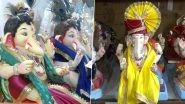 Ganesh Chaturthi 2023: Artisans in Surat Give Final Touches to Ganpati Idols Ahead of Ganeshotsav Festival (Watch Video)