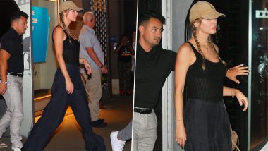 Taylor Swift Spotted Outside Recording Studio in NYC! Singer Rocks in Black Tank Top and Cargo Pants (View Pics)