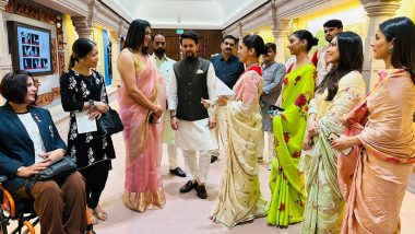 Thank You for Coming: Bhumi Pednekar, Shehnaaz Gill Visit New Parliament Building Ahead of Their Film's Release (Watch Video)