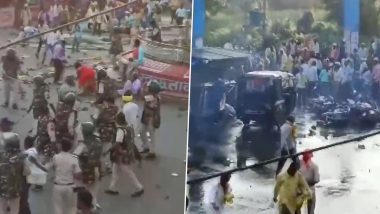 Madhya Pradesh: Clash Erupts Between Gondwana Ganatantra Party Workers and Police in Umaria, Several Injured (Watch Video)