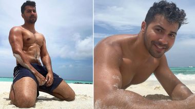 Varun Dhawan Flaunts Toned Beach Body, Shares Hot Pics on Insta!