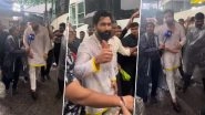 Janmashtami 2023: Vicky Kaushal Attends Dahi Handi Event in Mumbai Amid Heavy Rains (Watch Video)