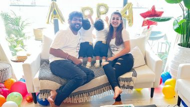 Vignesh Shivan’s Pics with Nayanthara and Their Twin Boys from His Intimate Birthday Celebration Are Pure Family Goals