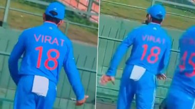 Virat Kohli Dances to Nepali Song 'Kutu Ma Kutu' While Fielding During IND vs NEP Asia Cup 2023 Match (Watch Video)