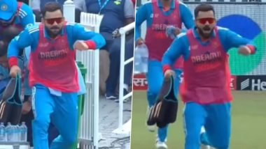 ‘When You Realise It’s Friday!’ Netizens React Hilariously After Viral Video Shows Animated Virat Kohli Bringing Drinks for Teammates During IND vs BAN Asia Cup 2023 Match