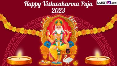 Vishwakarma Puja Wishes 2023 and Messages: Happy Vishwakarma Jayanti WhatsApp Greetings, Images, SMS and Wallpapers To Share With Family and Friends
