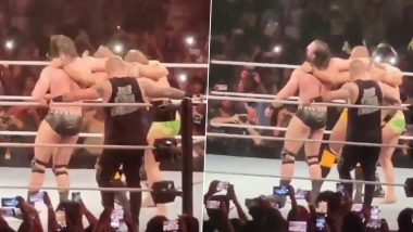 Drew McIntyre, Sami Zayn and Other WWE Stars Dance to RRR’s ‘Naatu Naatu’ Song at WWE Superstar Spectacle 2023 Event in Hyderabad, Video Goes Viral!