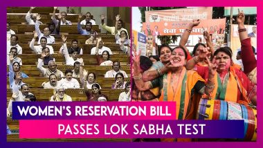 Women’s Reservation Bill: Lok Sabha Passes Nari Shakti Vandan Adhiniyam Bill With Support Of 454 MPs, Two Vote Against It
