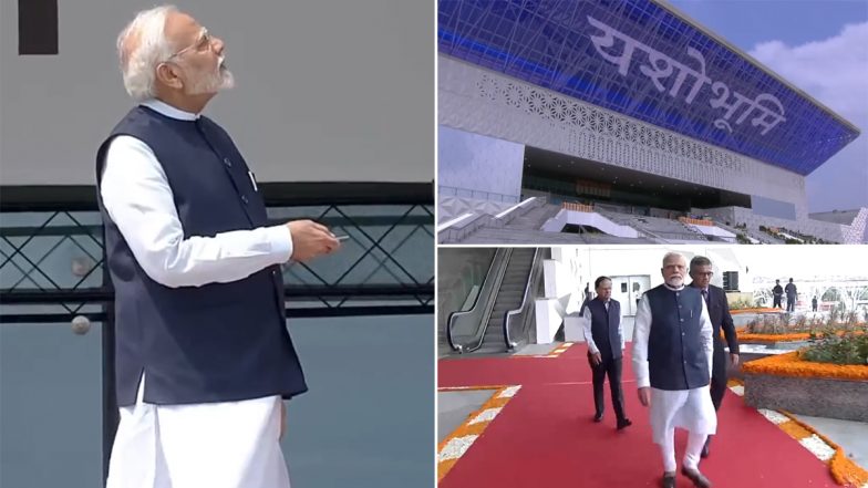 YashoBhoomi Inauguration Today: PM Narendra Modi Launches Phase 1 of World-Class Convention Centre in Dwarka (Watch Video)