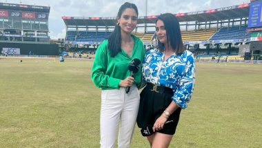 'India and Pakistan in One Frame' Zainab Abbas Shares Picture With Mayanti Langer, TV Presenter Duo's Pic Goes Viral During IND vs PAK Asia Cup 2023 Match in Colombo