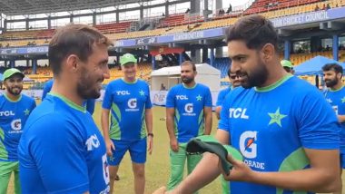 Zaman Khan Makes His ODI Debut, Receives Maiden Cap From Haris Rauf Ahead of PAK vs SL Asia Cup 2023 Super Four Match