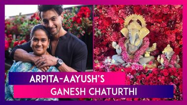 Ganesh Chaturthi 2023: Arpita Khan-Aayush Sharma & Family Welcome Bappa Home