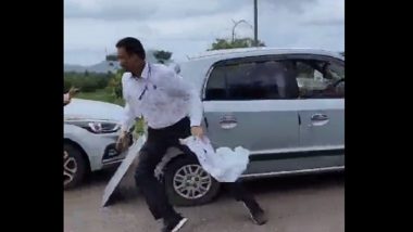 Karnataka: Polling Officer and Team Attacked in Deputy CM DK Shivakumar’s Ramanagara District, Ballot Papers Stolen (Watch Video)