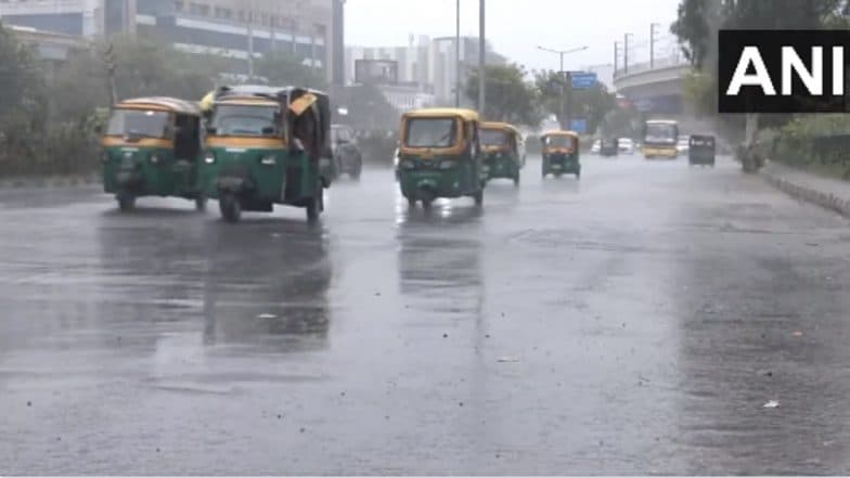 Delhi Rains Videos Rainfall Accompanied By Gusty Winds Lashes Parts Of