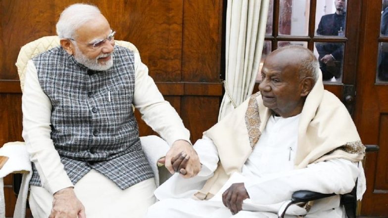 When Congress Pushed Away, PM Narendra Modi, Amit Shah Welcomed Us, Says HD Deve Gowda