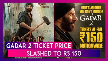 Gadar 2 Offer! Sunny Deol's Film's Ticket Now Available At Rs 150