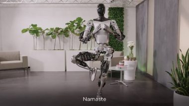 ‘Namaste’: Tesla CEO Elon Musk Shares Video of Humanoid Robot Doing Yoga