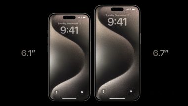 iPhone 15 Pro, iPhone 15 Pro Max With New Titanium Design Launched at Apple Event 2023 (See Pics)