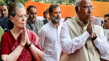 Parliament Special Session: Congress Parliamentary Group Meets To Discuss Party’s Strategy for Upcoming Five Day Special Session at Sonia Gandhi’s Residence