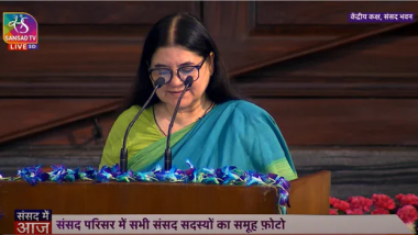 ‘Beti Bachao, Beti Padhao’ Campaign Has Brought a Lasting Change, Says BJP Leader Maneka Gandhi in Joint Sitting of Parliament (Watch Video)