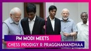 PM Narendra Modi Meets Chess Prodigy R Praggnanandhaa And His Parents, Says &lsquo;You Personify Passion & Perseverance&rsquo;