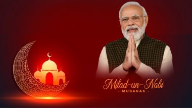 Eid Milad Un Nabi 2023 Wishes: PM Narendra Modi Extends Greetings on Occasion of Prophet Mohammad’s Birthday