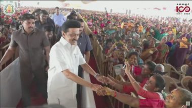 MK Stalin-Led DMK Government Launches Rs 1,000 Monthly Assistance Scheme for Women Heads of Families (Watch Video)