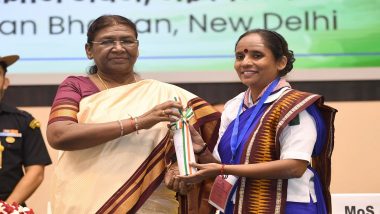 Teachers' Day 2023: President Droupadi Murmu Confers National Teachers' Award 2023 to 75 Selected Awardees in Delhi (See Pics)